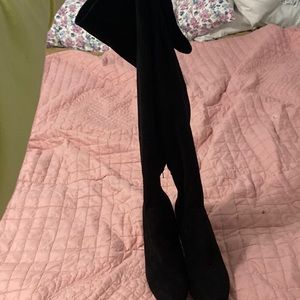 Madden girl black over knee boots